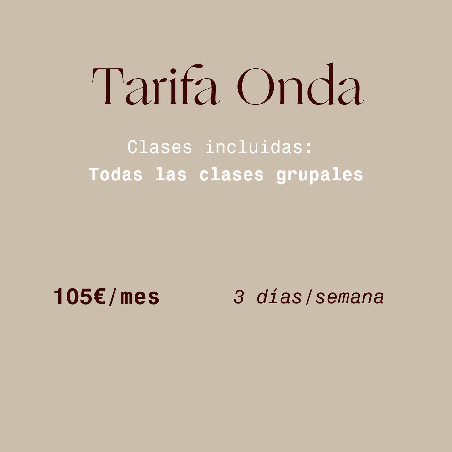 Tarifa Onda