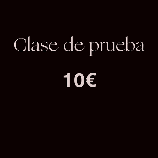 Clase de prueba - Solo para nuevos usuarios