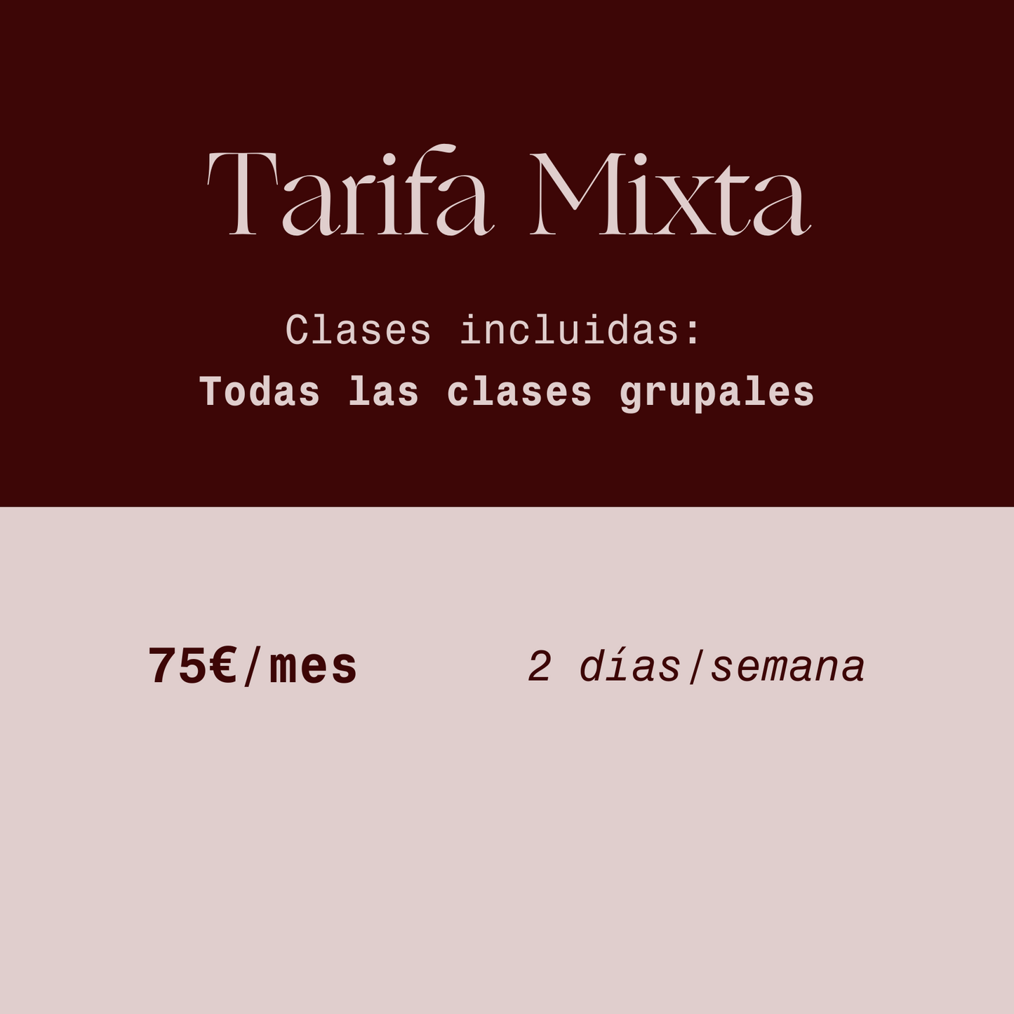 Tarifa mixta